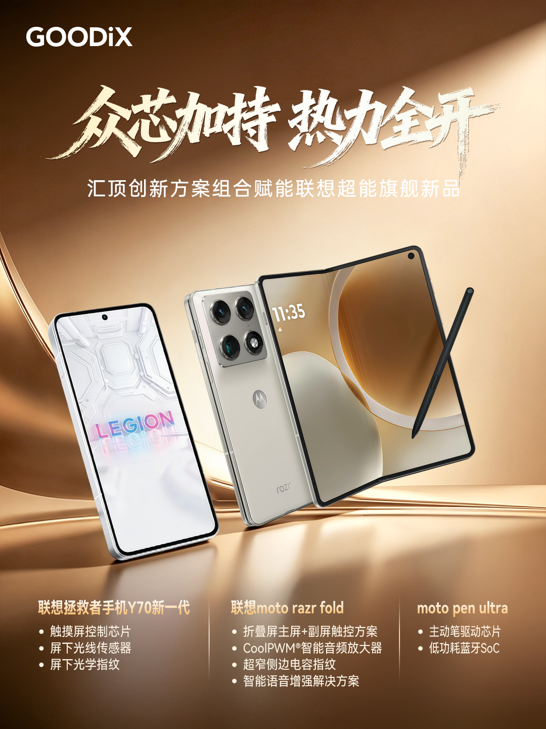 汇顶创新方案组合赋能联想超能旗舰新品 汇顶创新方案组合赋能联想超能旗舰新品
